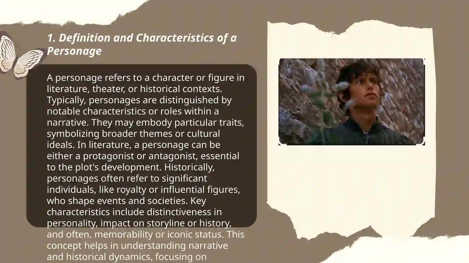Definition and Characteristics of a Personage 3