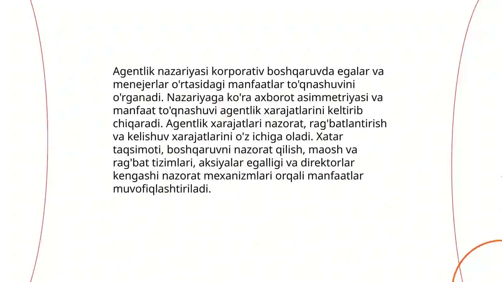 Korporativ boshqaruvning asosiy nazariyalari 3