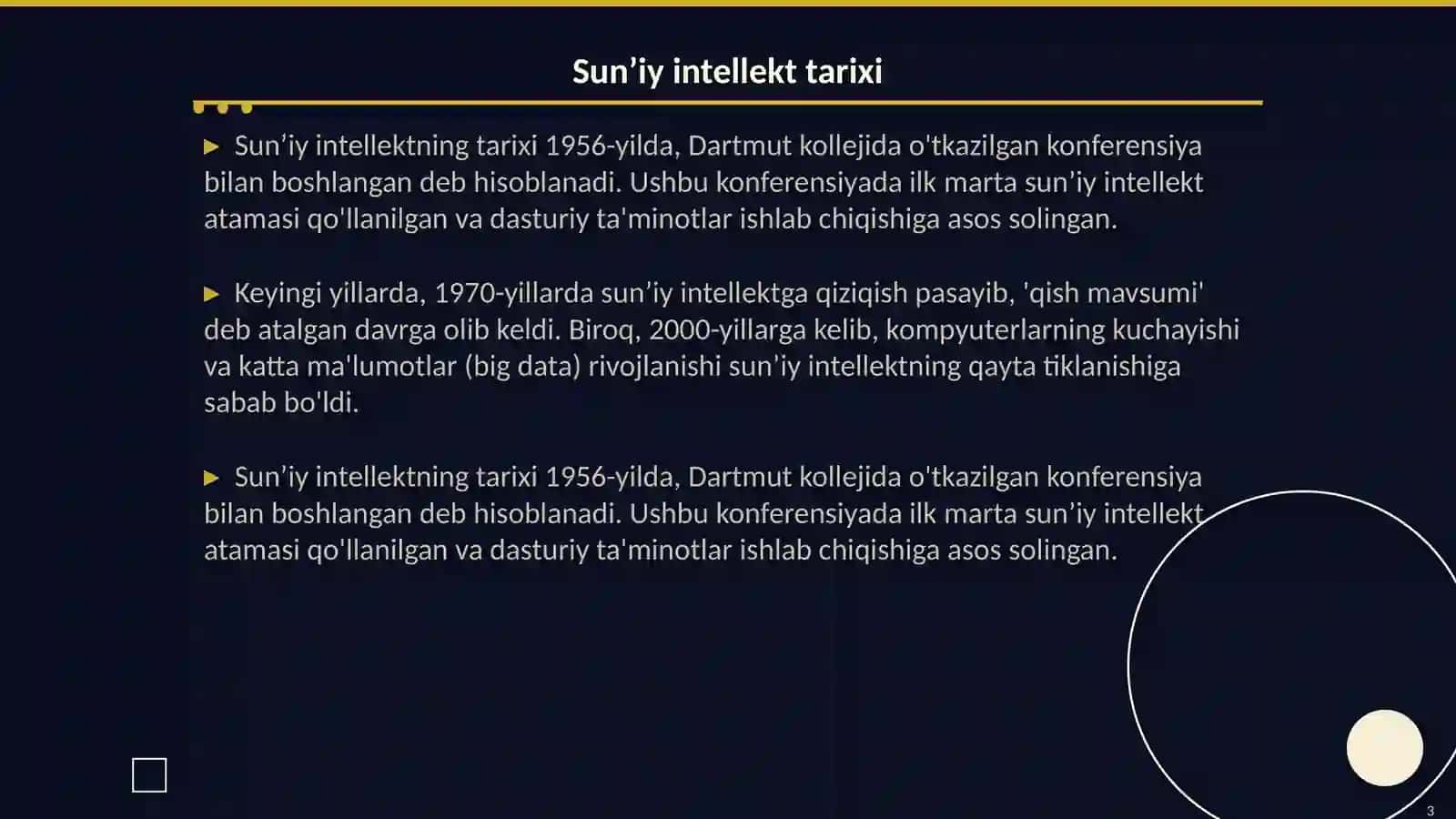 Insoniyat va sun’iy intellekt 3