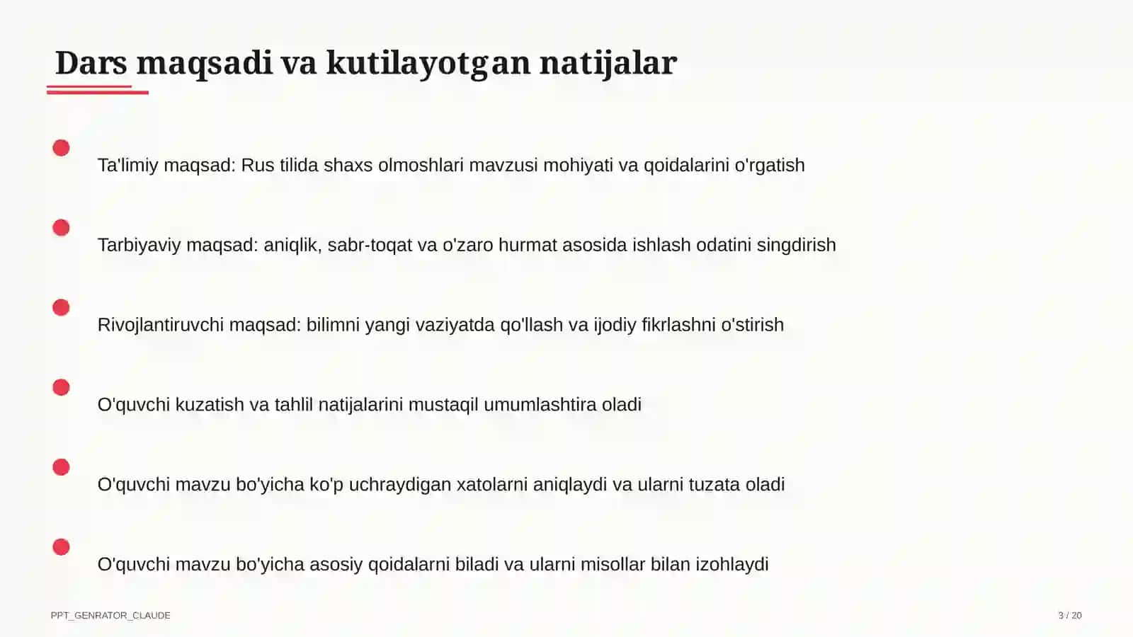 Rus tilida shaxs olmoshlari (5-sinf) 3