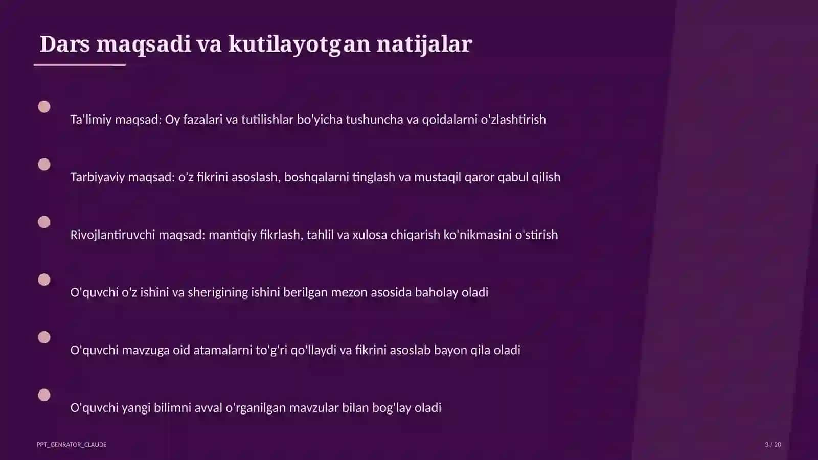 Oy fazalari va tutilishlar (9-sinf) 3