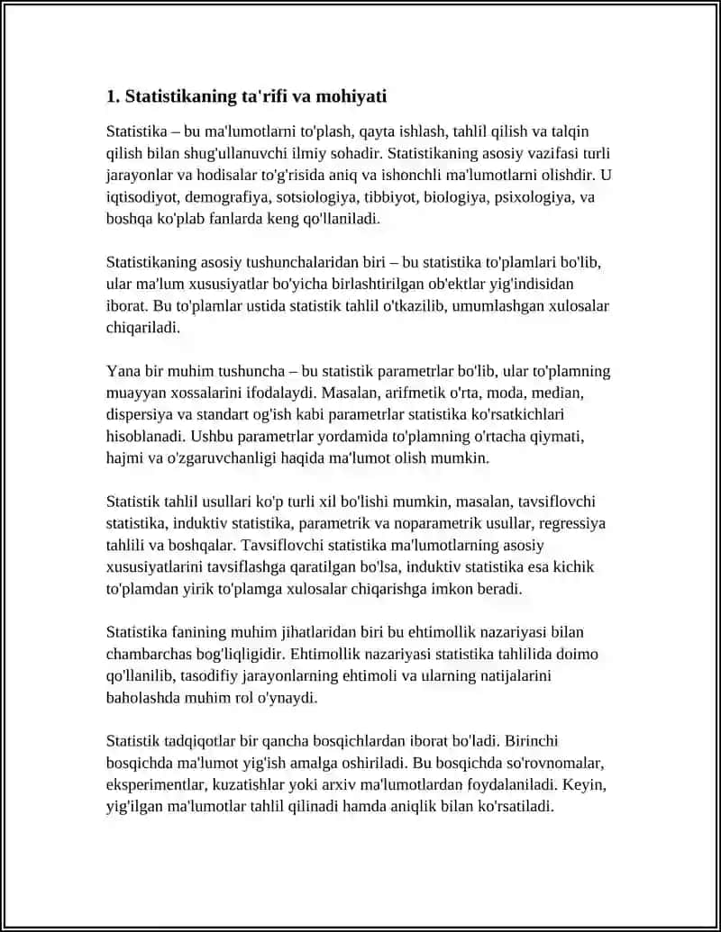 STATISTIKANING TURLARI VA MOHIYATI 3