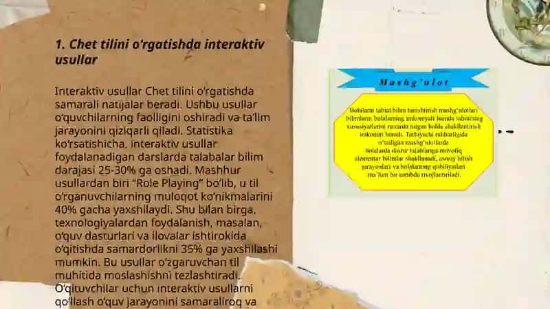 Chet tilini o'rgatish bo'yicha amaliy tadqiqotlar 3