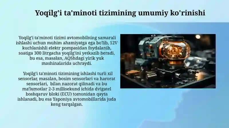 Yoqilg'i Ta'minoti Tizimi 3