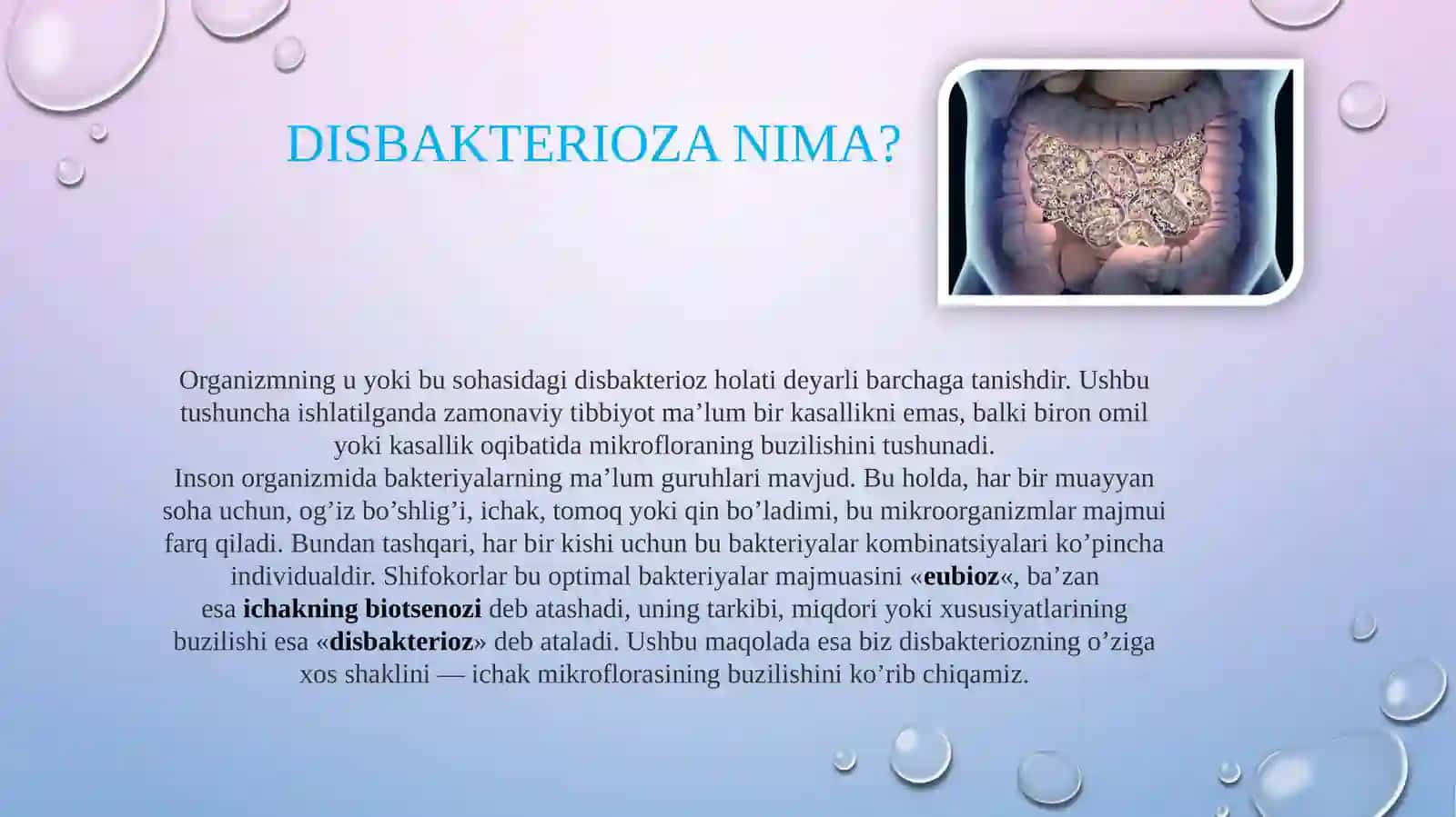 Disbakterioz va dizbakteriozning zamonaviy bakteriologik diagnostikasi 3