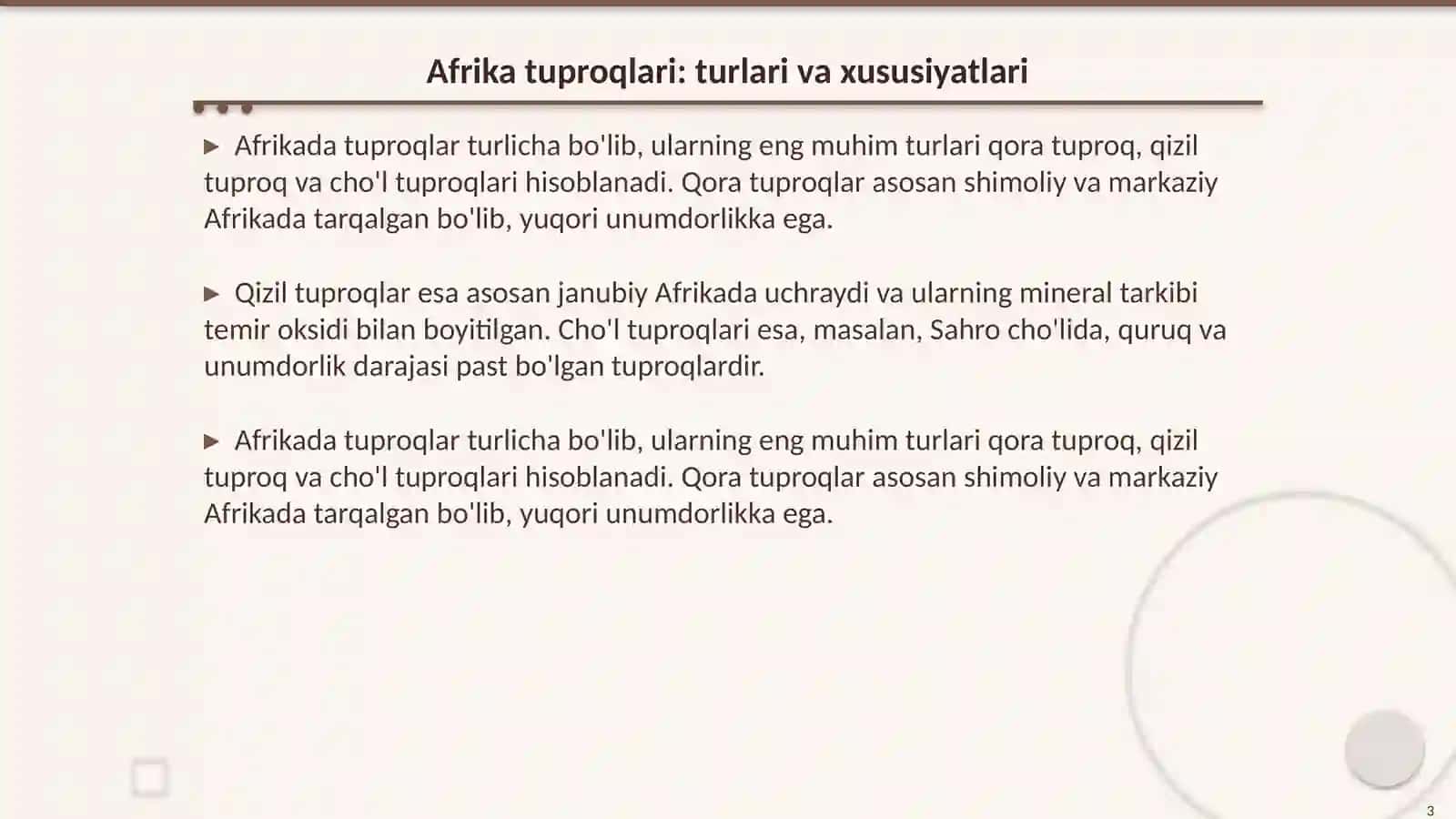 Afrikaning tuproklari oʻsimliklari va hayvonot dunyosi 3