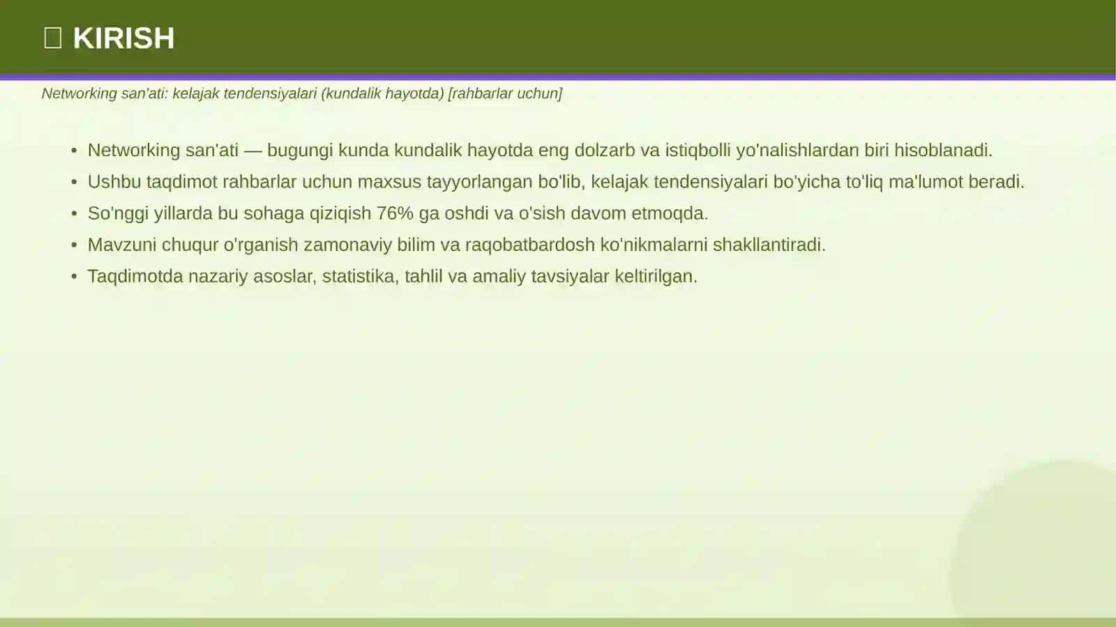 Networking san'ati: kelajak tendensiyalari (kundalik hayotda) [rahbarlar uchun] 3