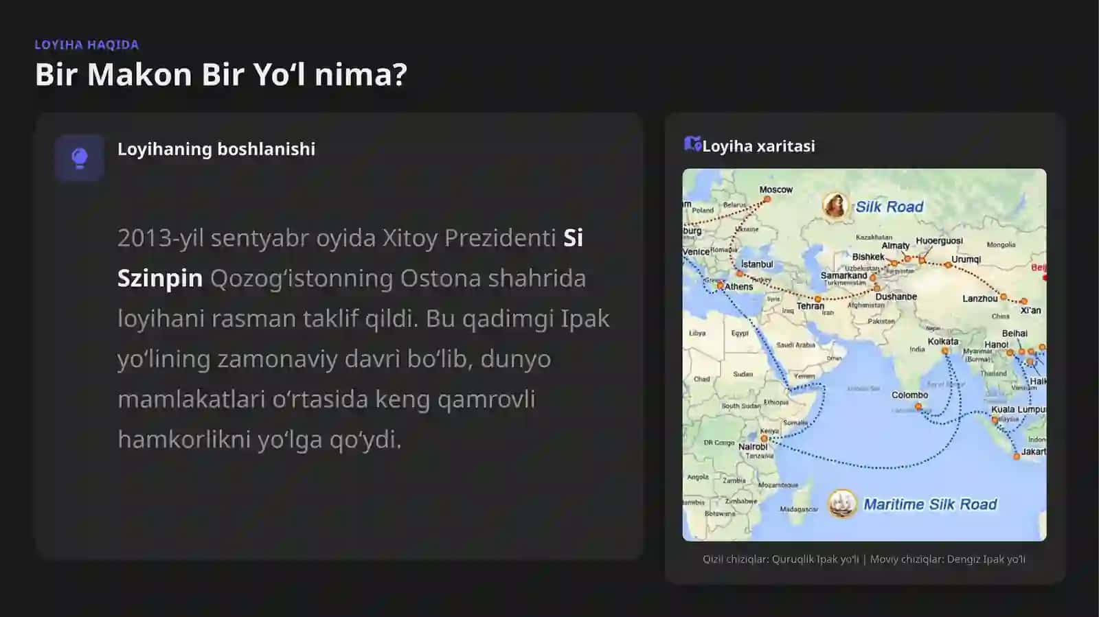 Bir Makon Bir Yoʻl Loyihasi 3