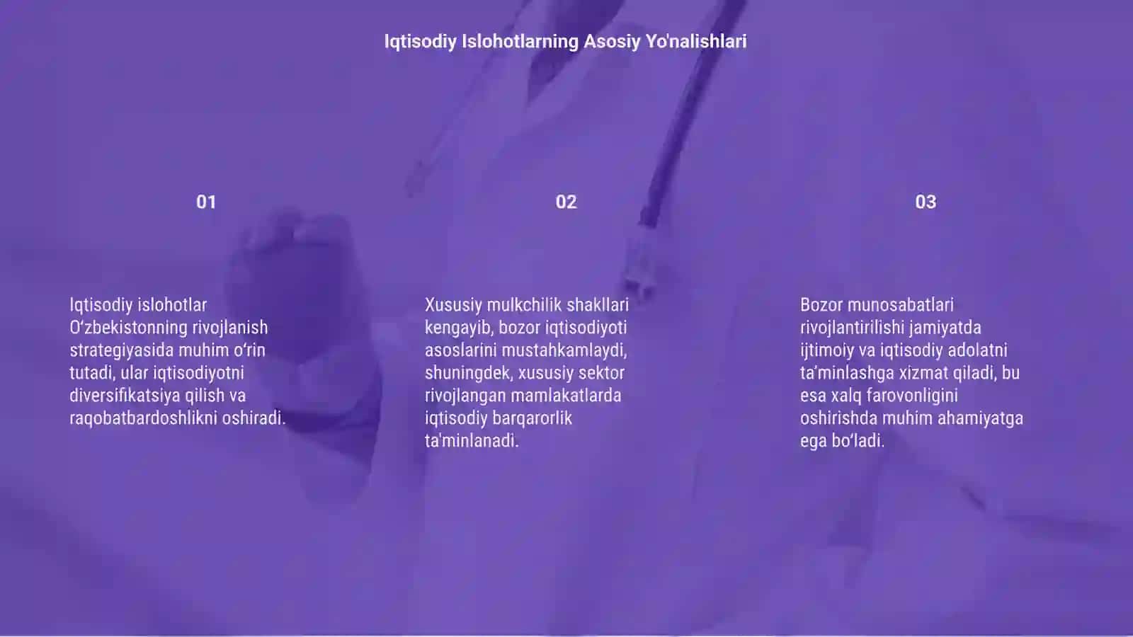 Iqtisodiy islohotlar 3