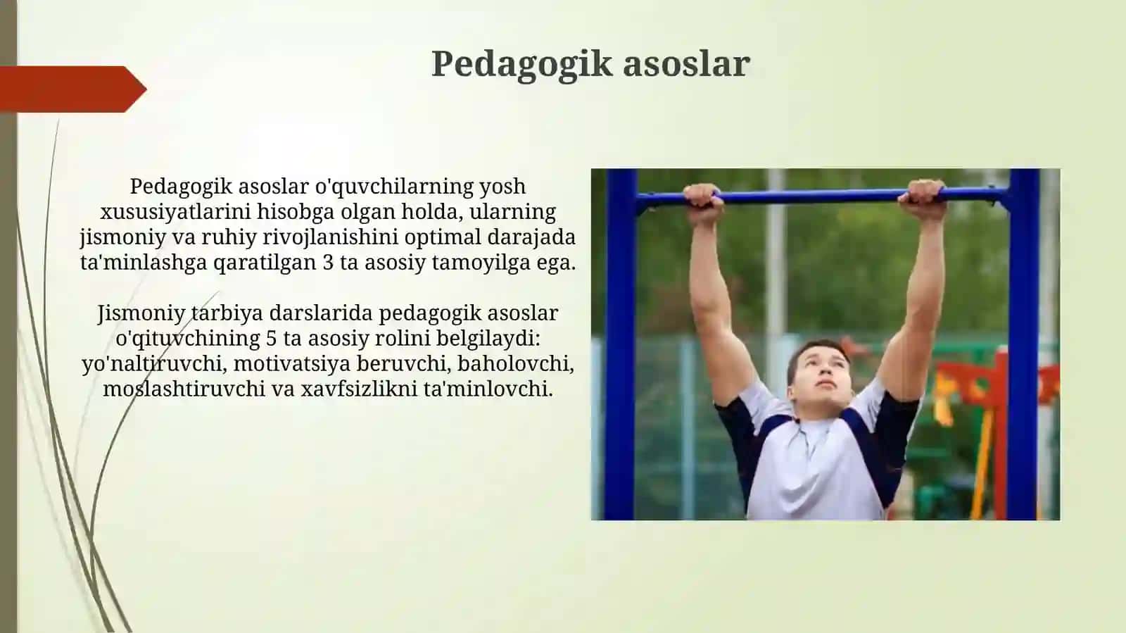 Jismoniy tarbiya mashg'ulotlarining pedagogik asoslari 3
