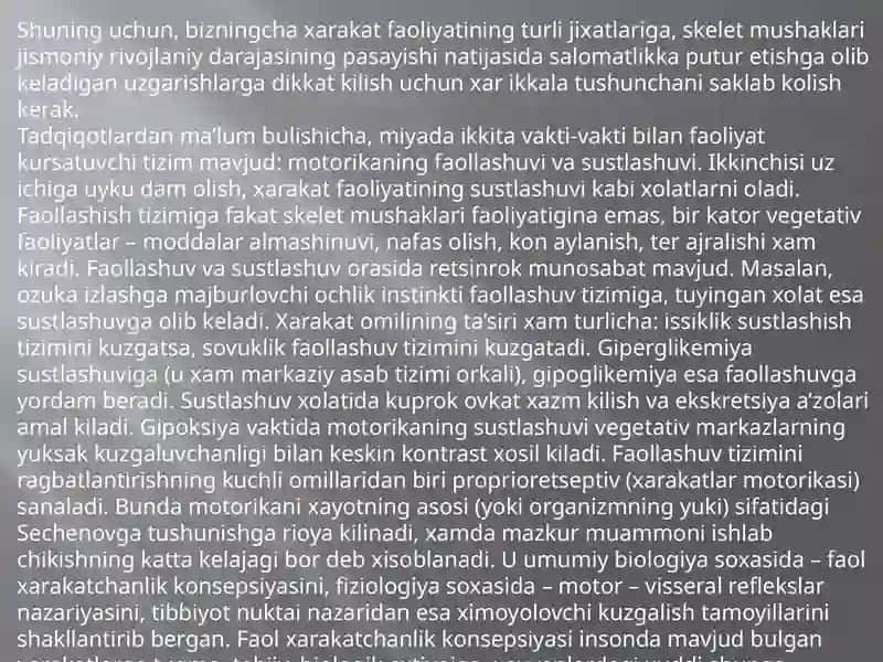Turli xil sogʻliq kasalliklari boʻlgan odamlar uchun adaptiv jismoniy tarbiyaning tuzatish va rivojlanish usullari 3