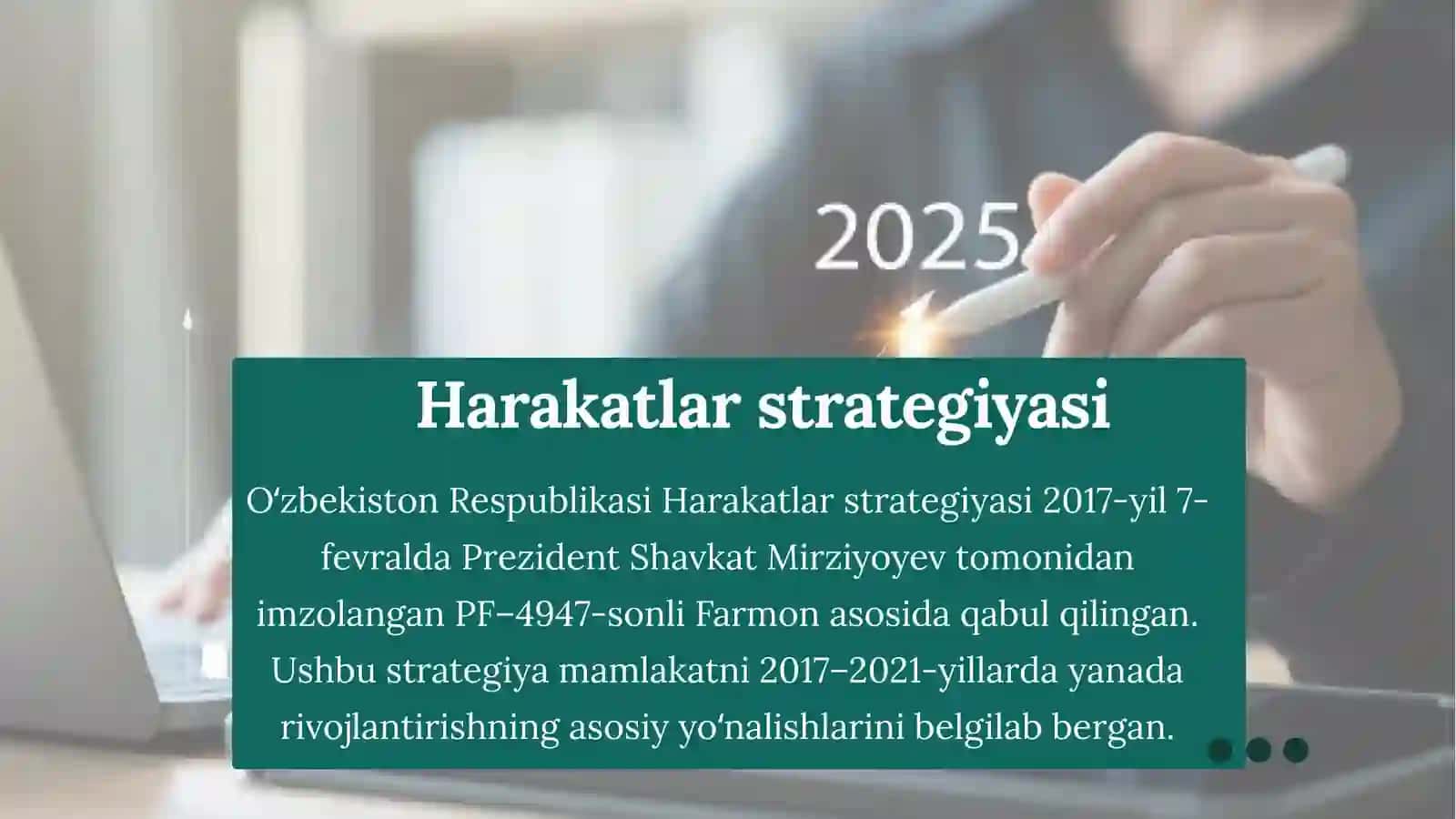 Oʻzbekiston Respublikasi harakatlar strategiyasi 3