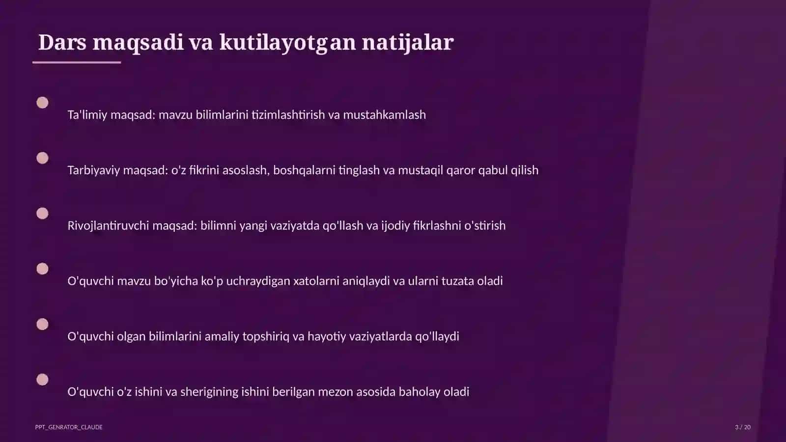 Fazoda vektorlar va koordinatalar (11-sinf) 3