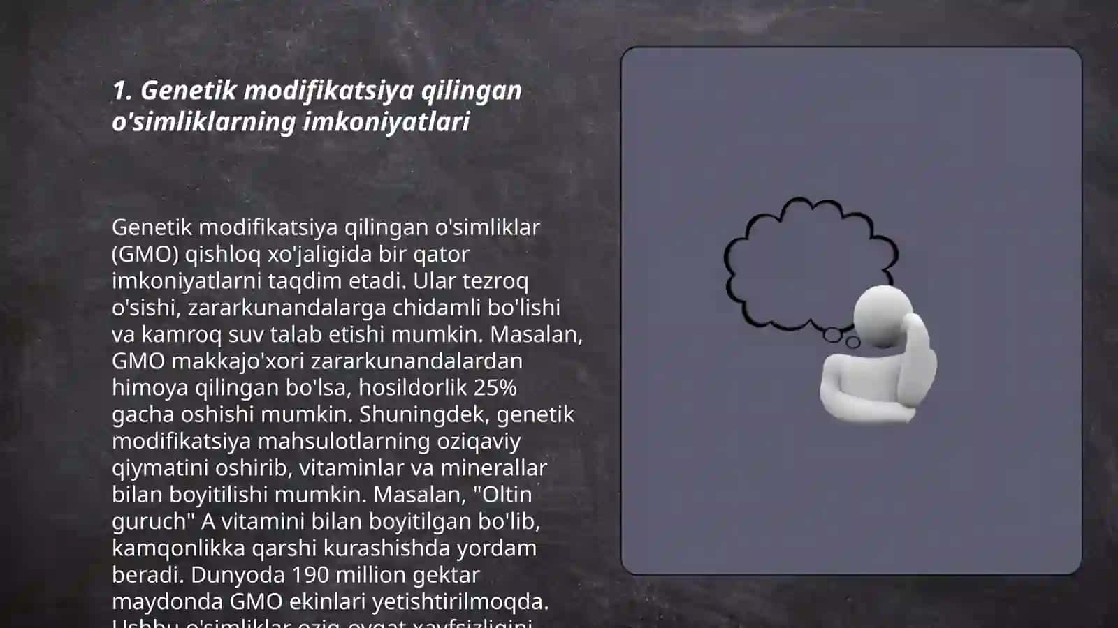 O’simliklar fiziologiyasining istiqboli yo’nalishlari va ularni amalga oshirishda mavjud shart-sharoitlar 3