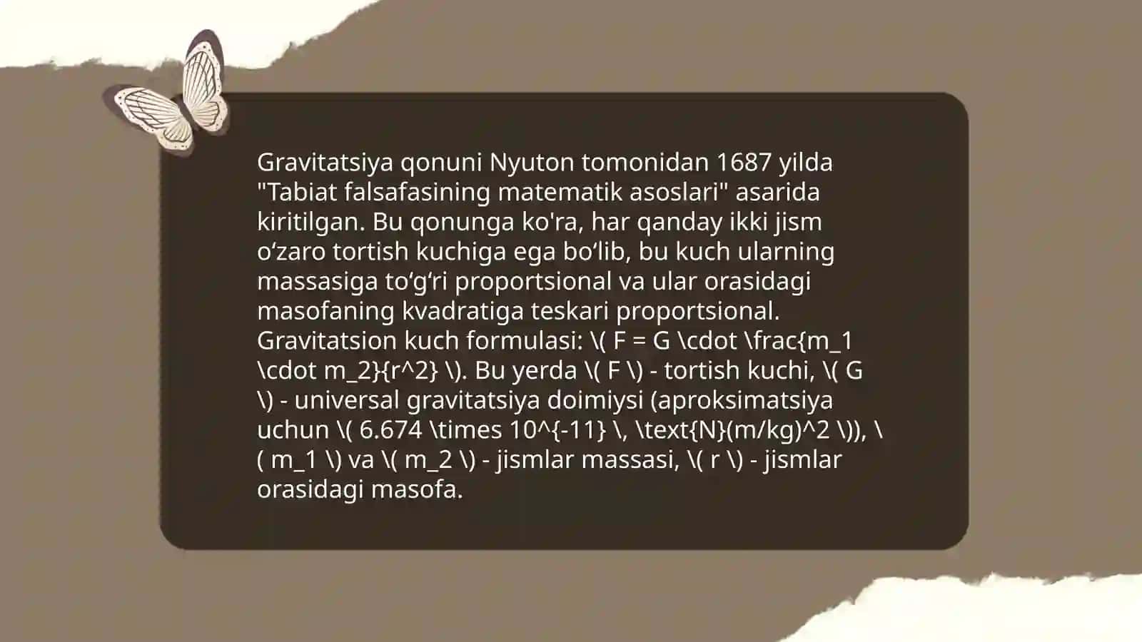 Gravitatsion kuch va uning tabiati 3