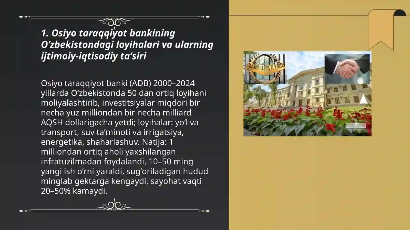 Osiyo taraqqiyot banki 3