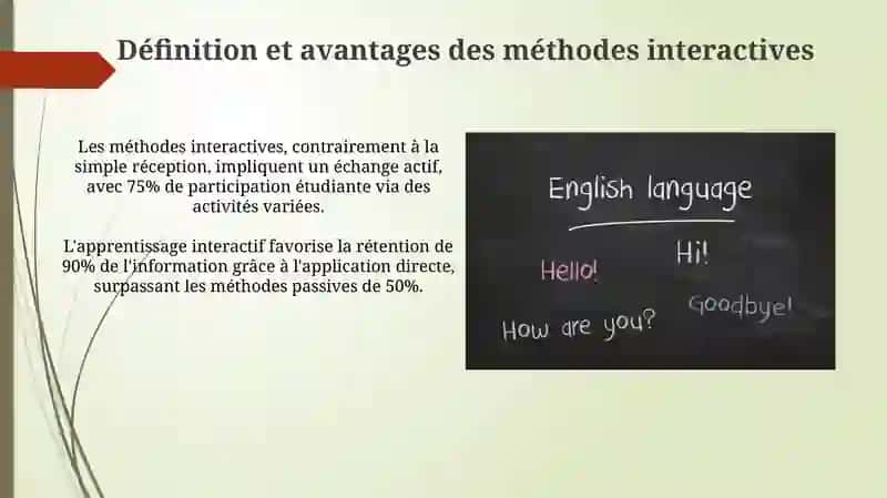 Enseignement des langues étrangères basé sur desméthodesinteractives 3