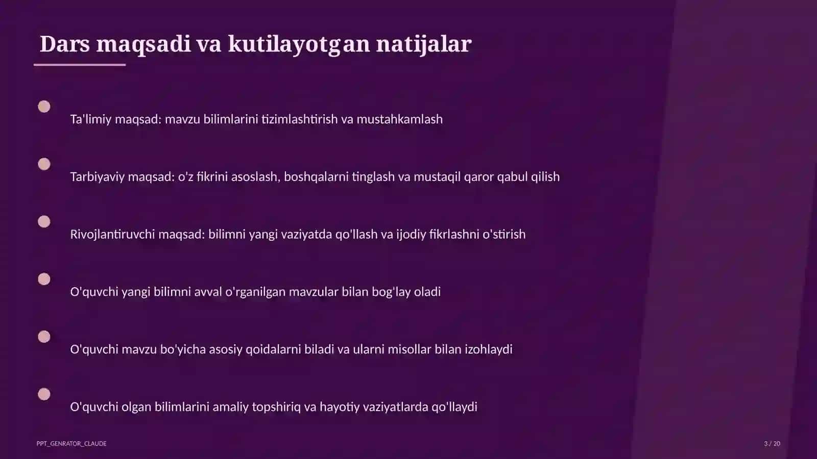 Sun'iy intellekt vositalari o'qituvchi uchun 3