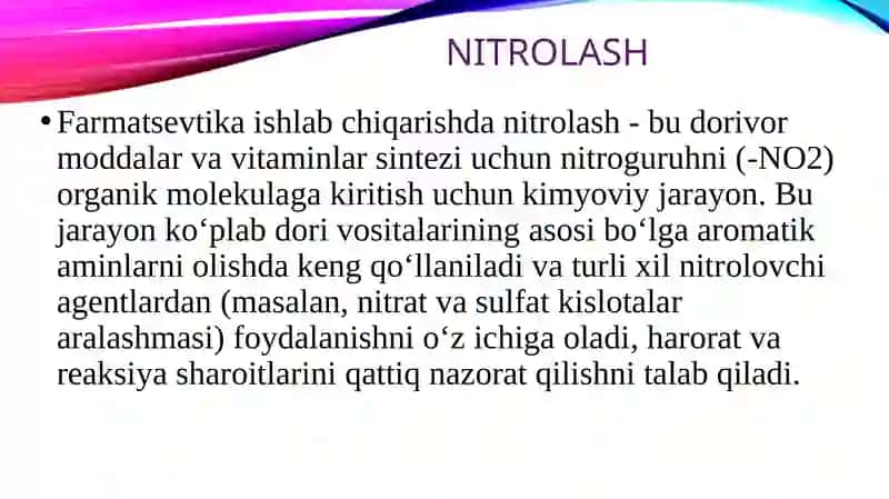 Nitrolash jarayonlari 3