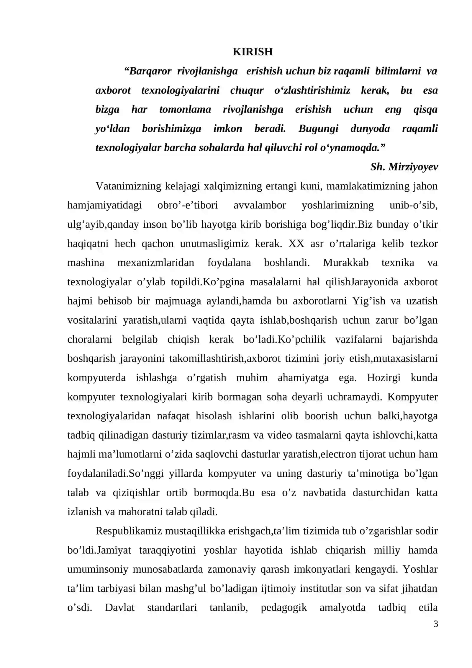 Talabalar bilimini baxolashda test tizimi 3