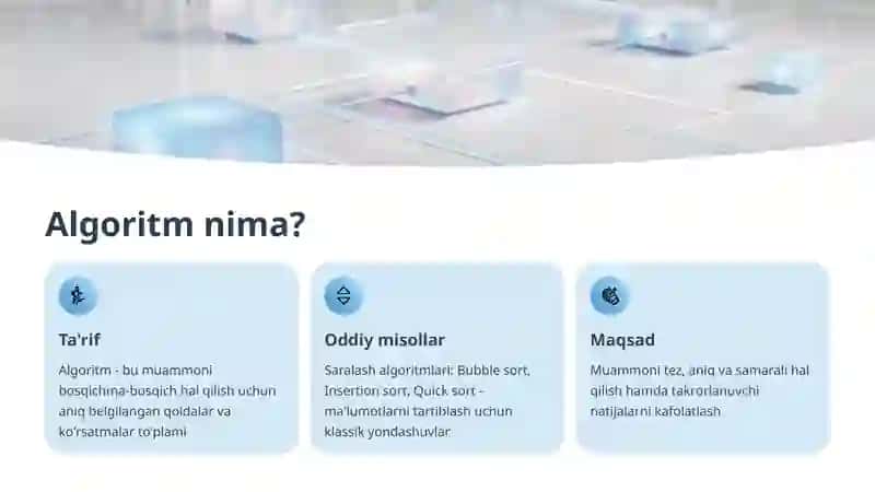Aralash Algoritmlar: Zamonaviy Hisoblashning Kuchli Yondashuvi 3