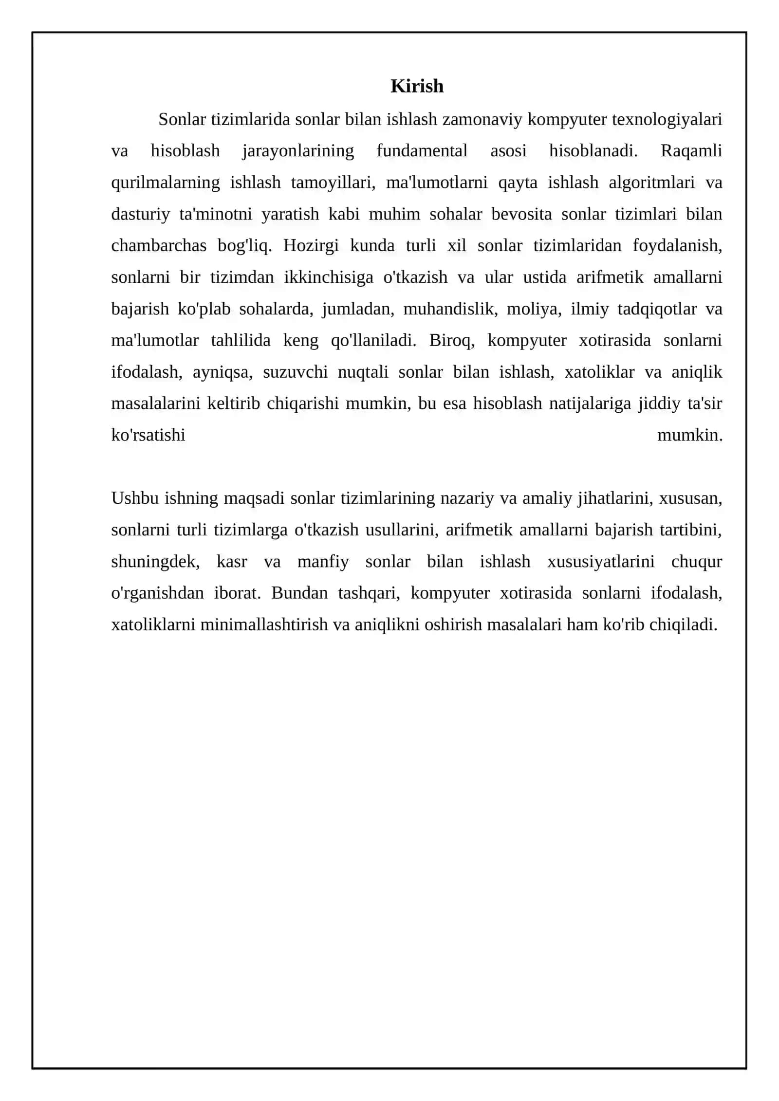 Sonlar tizimlari asoslari va turlari 3