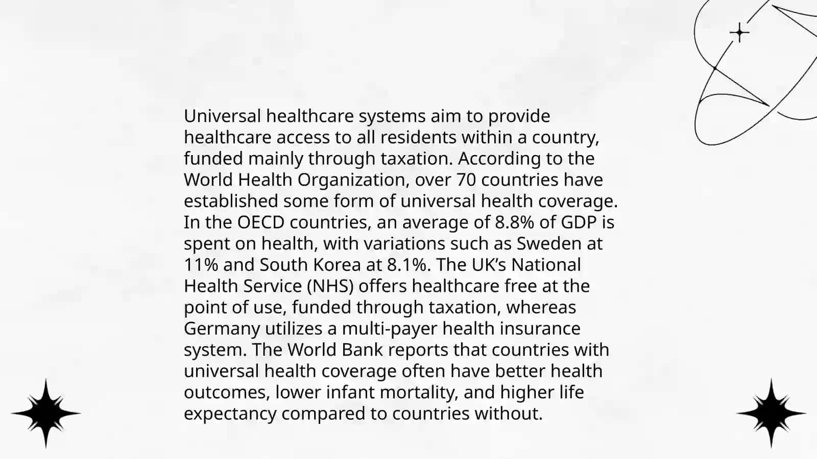 Universal Healthcare Systems 3
