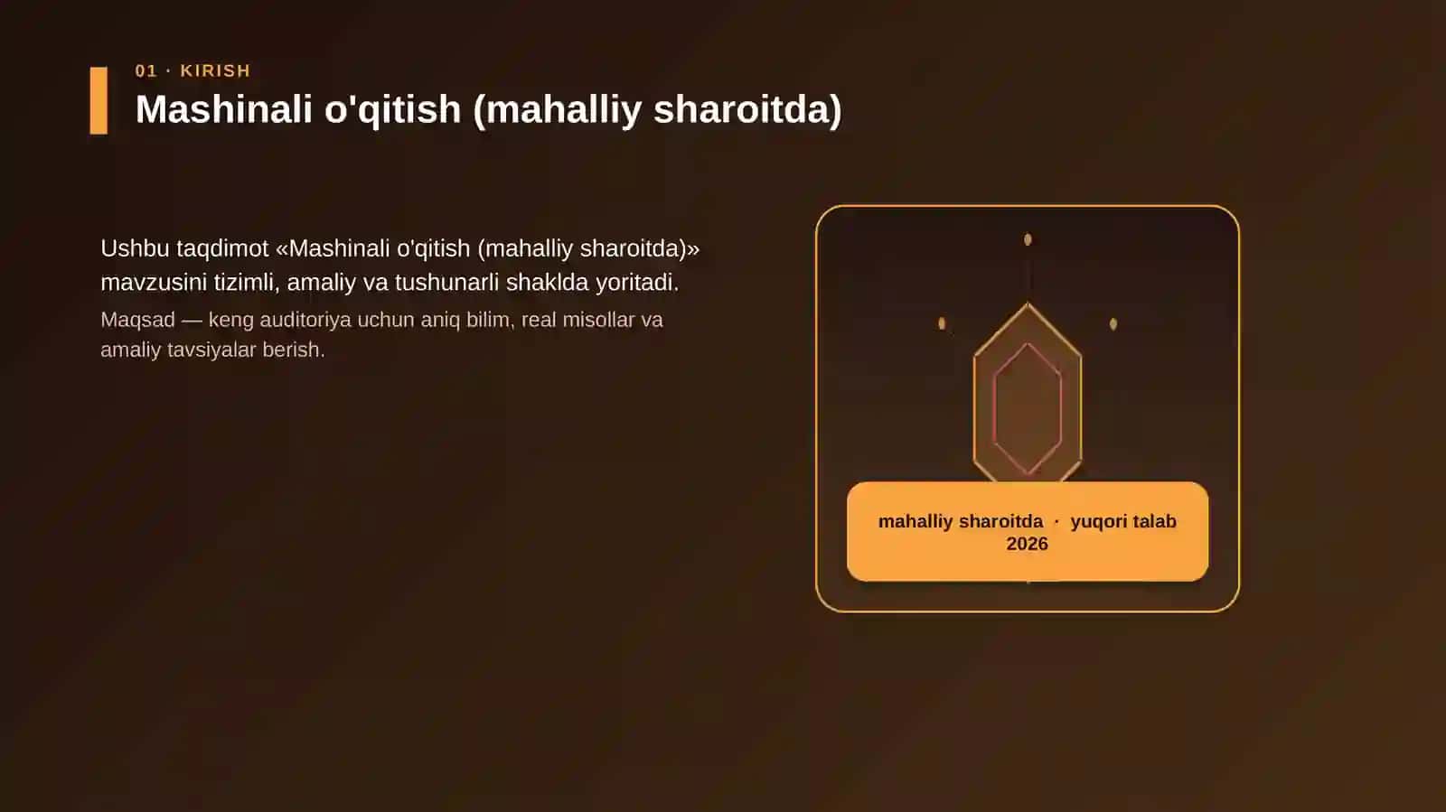 Mashinali o'qitish (mahalliy sharoitda) 3