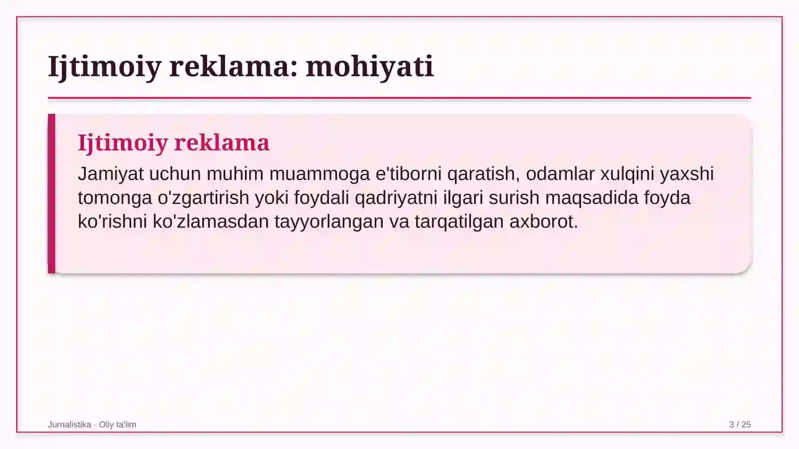 Boshqaruv servis kompaniyalarida ijtimoiy reklama 3