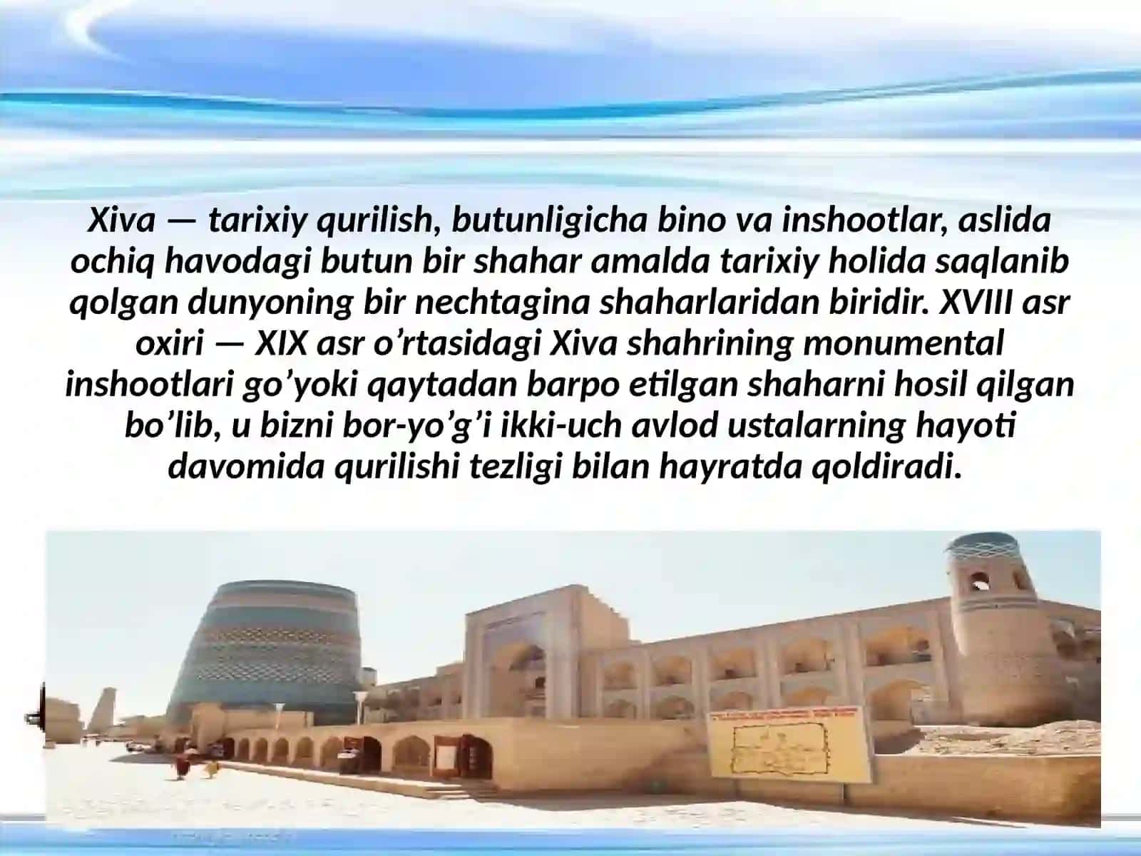 Xiva—ming gumbazli shahar 3