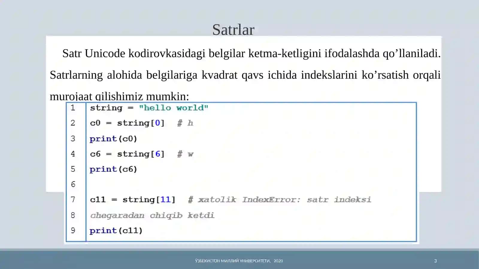 Pythondasturlashtili 3