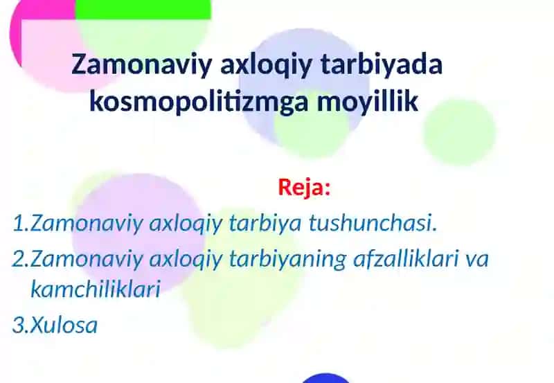 Zamonaviy axloqiy tarbiya 3