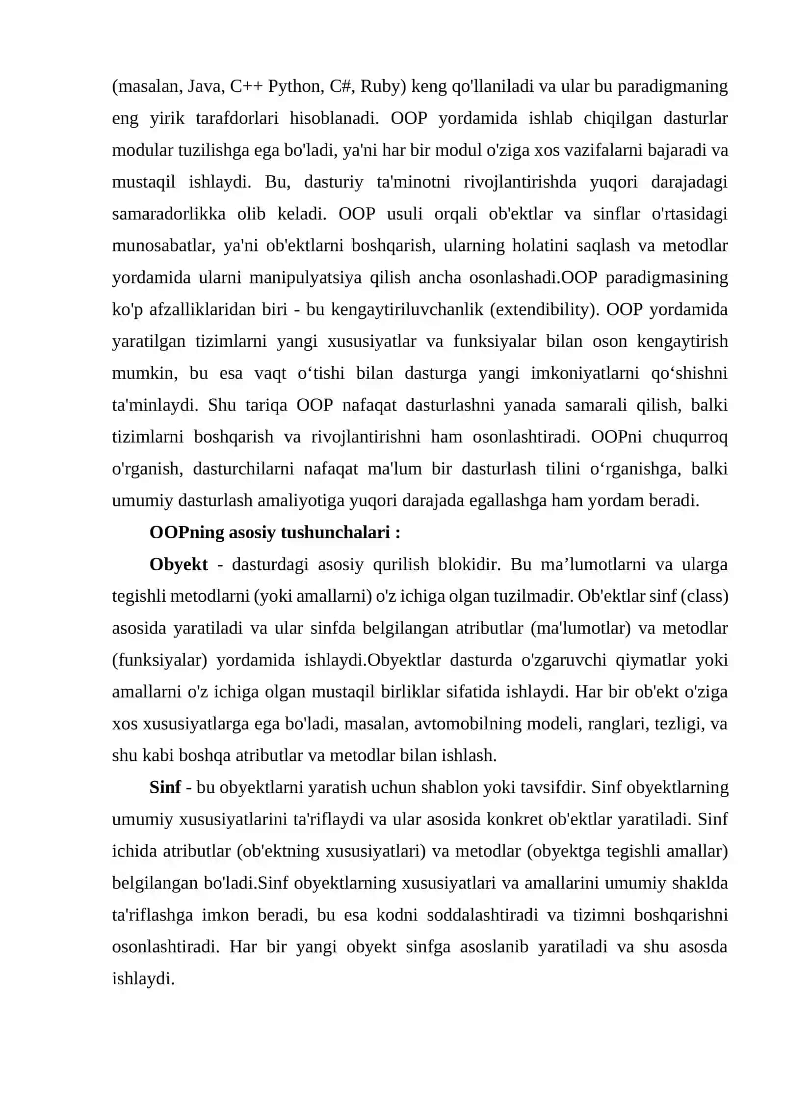 OOP konsepsiyalari mavzusida maqola 3