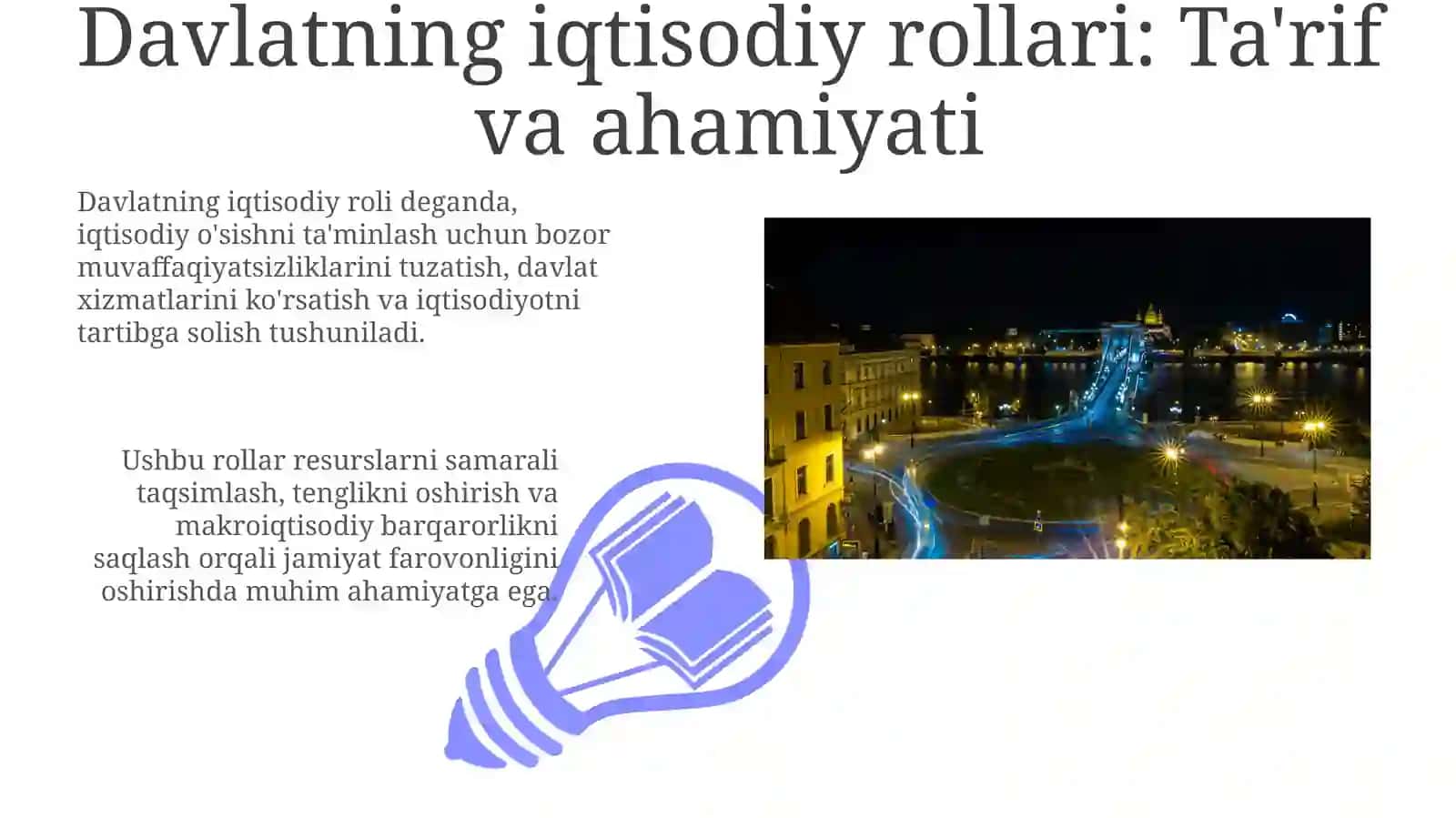 Davlatning iqtisodiy rollari: Ta'rif va ahamiyati 3