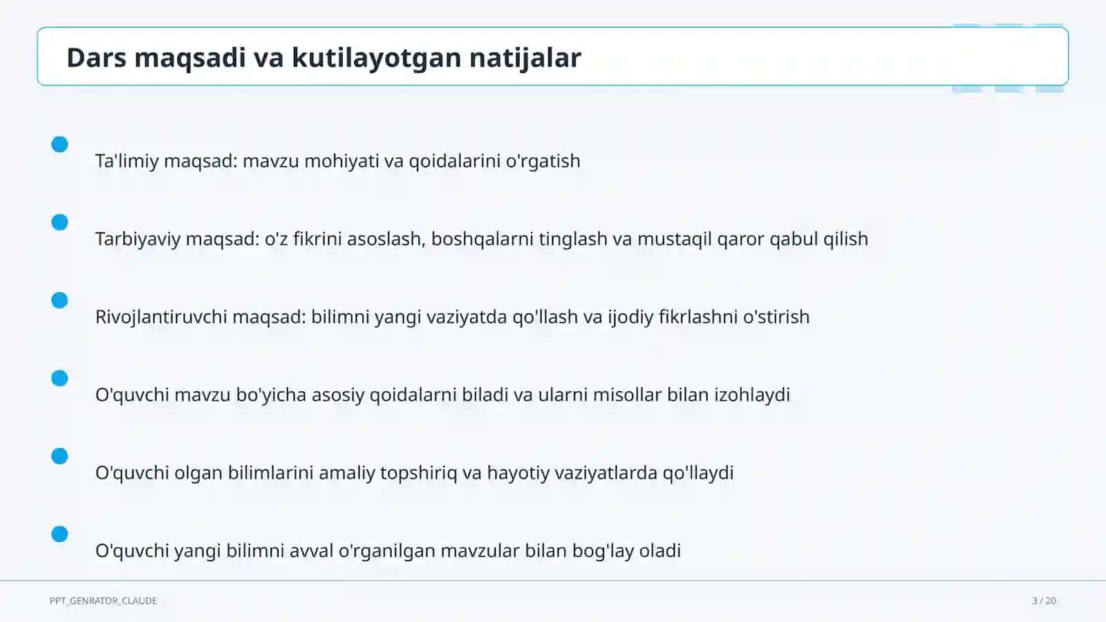 Trigonometrik ayniyatlar va formulalar (10-sinf) 3