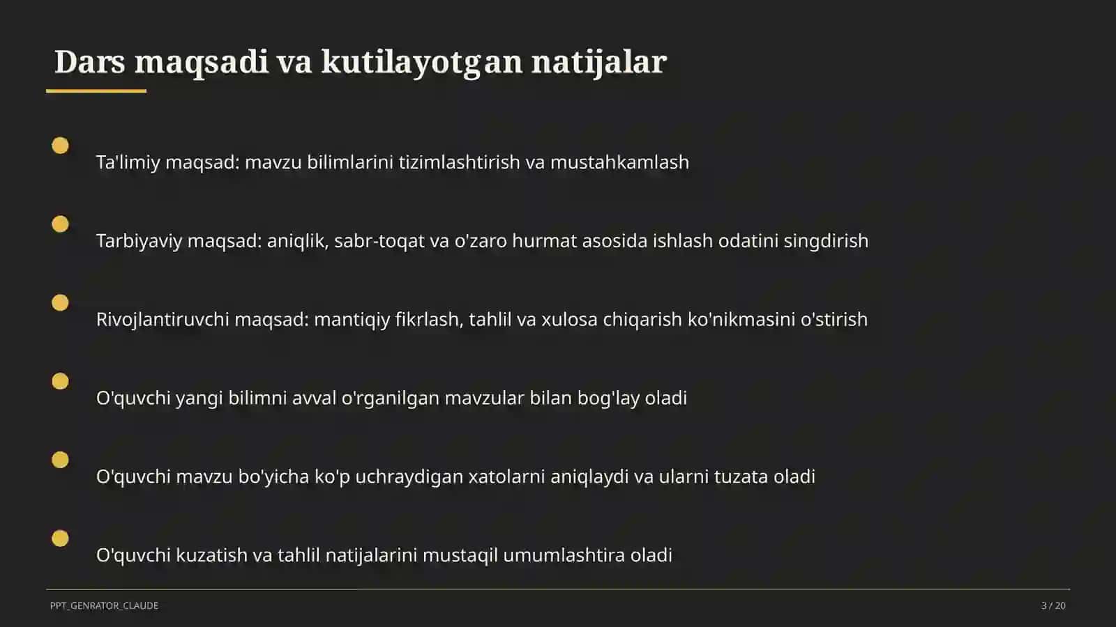 Geometrik yasashlar: burchak va kesmalarni bo'lish (8-sinf) 3