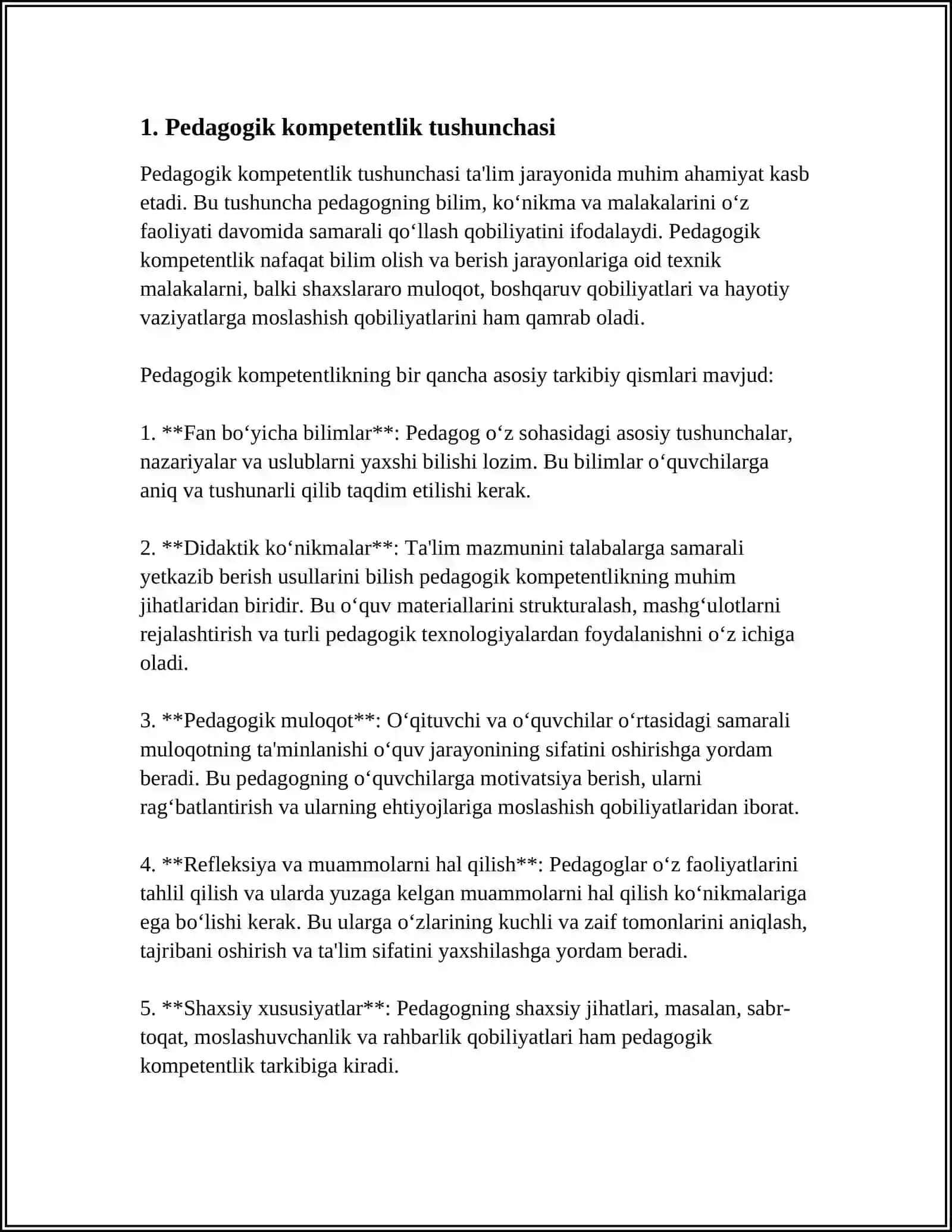 PEDAGOGIK KASBIY KOMPETENTLIK VA KREATIVLIK 3