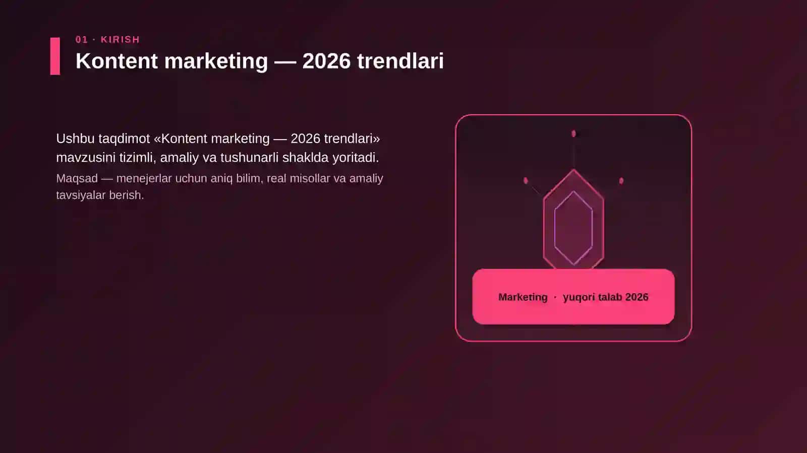 Kontent marketing — 2026 trendlari 3