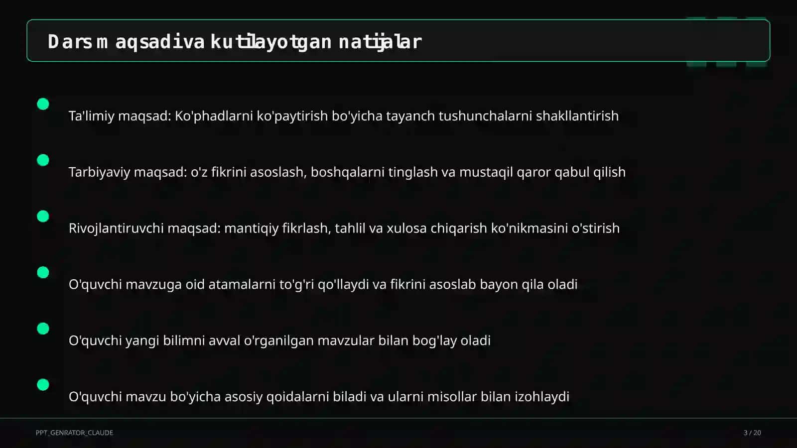 Ko'phadlarni ko'paytirish (7-sinf) 3