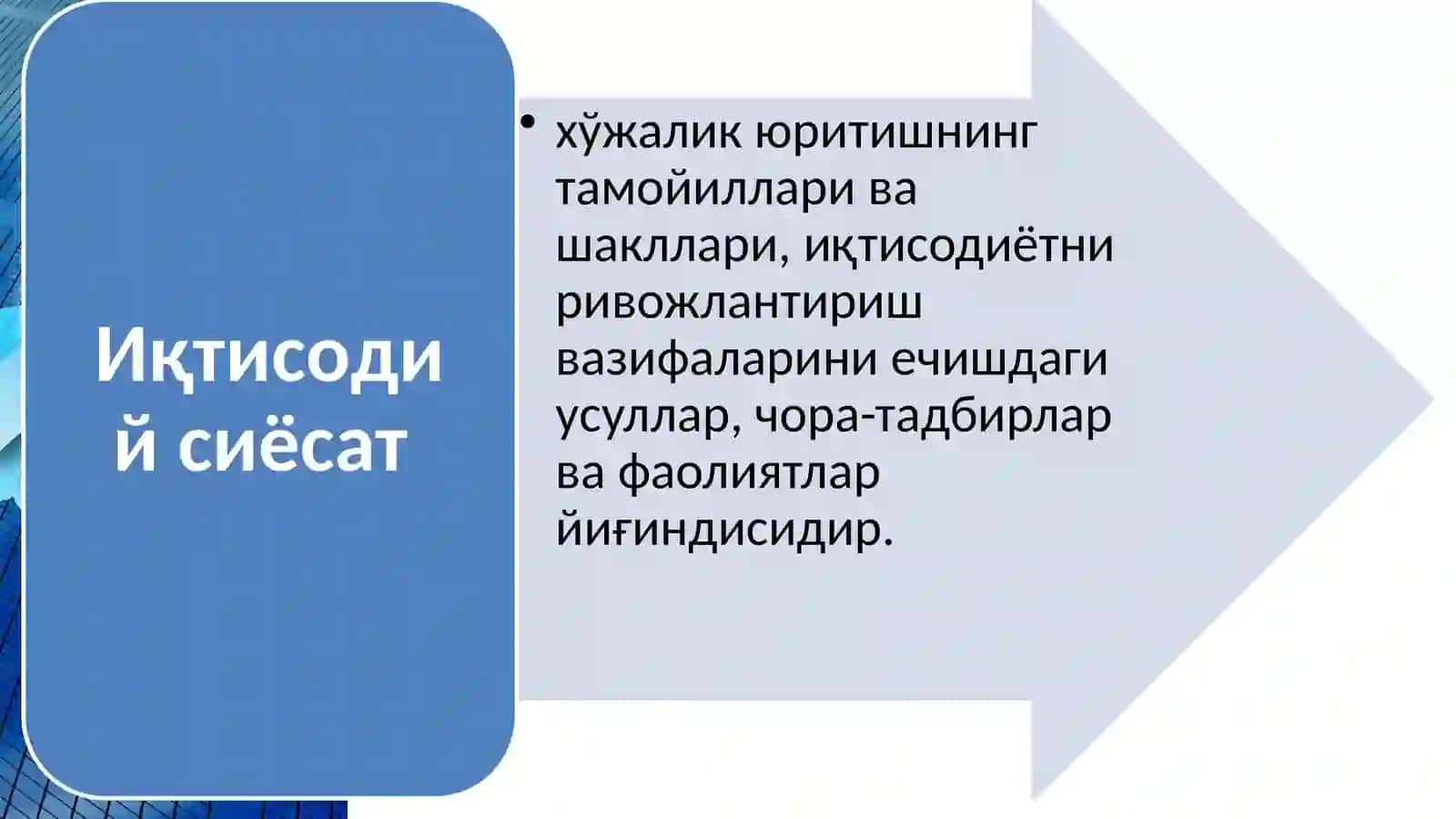 Молиявий сиёсат 3