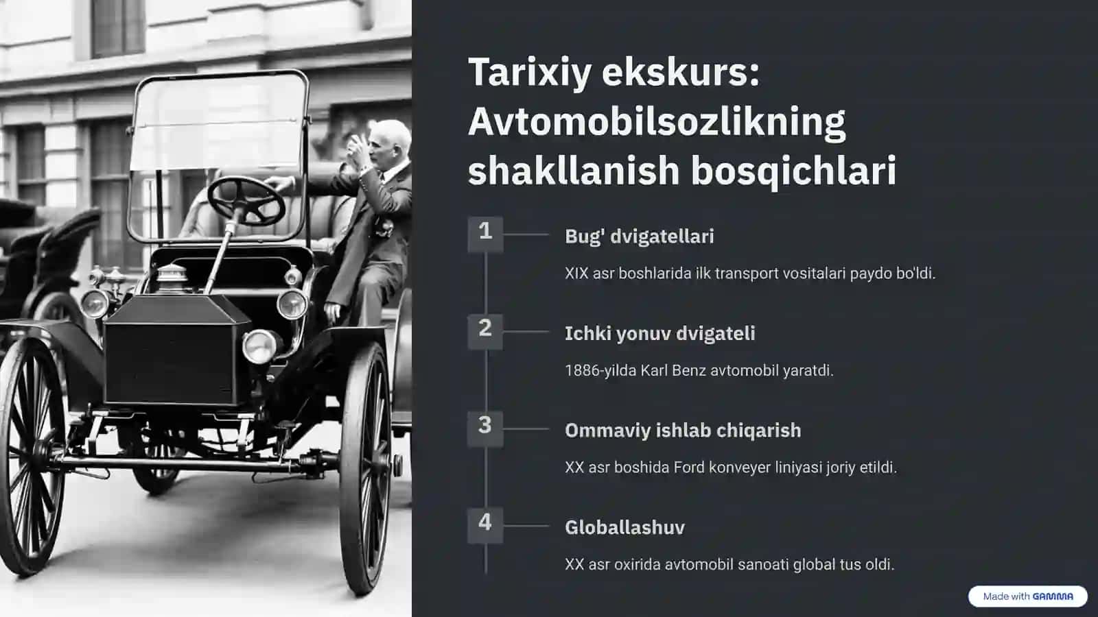 Avtomobil transporti rivojlanishining oʻziga xos jihatlari 3