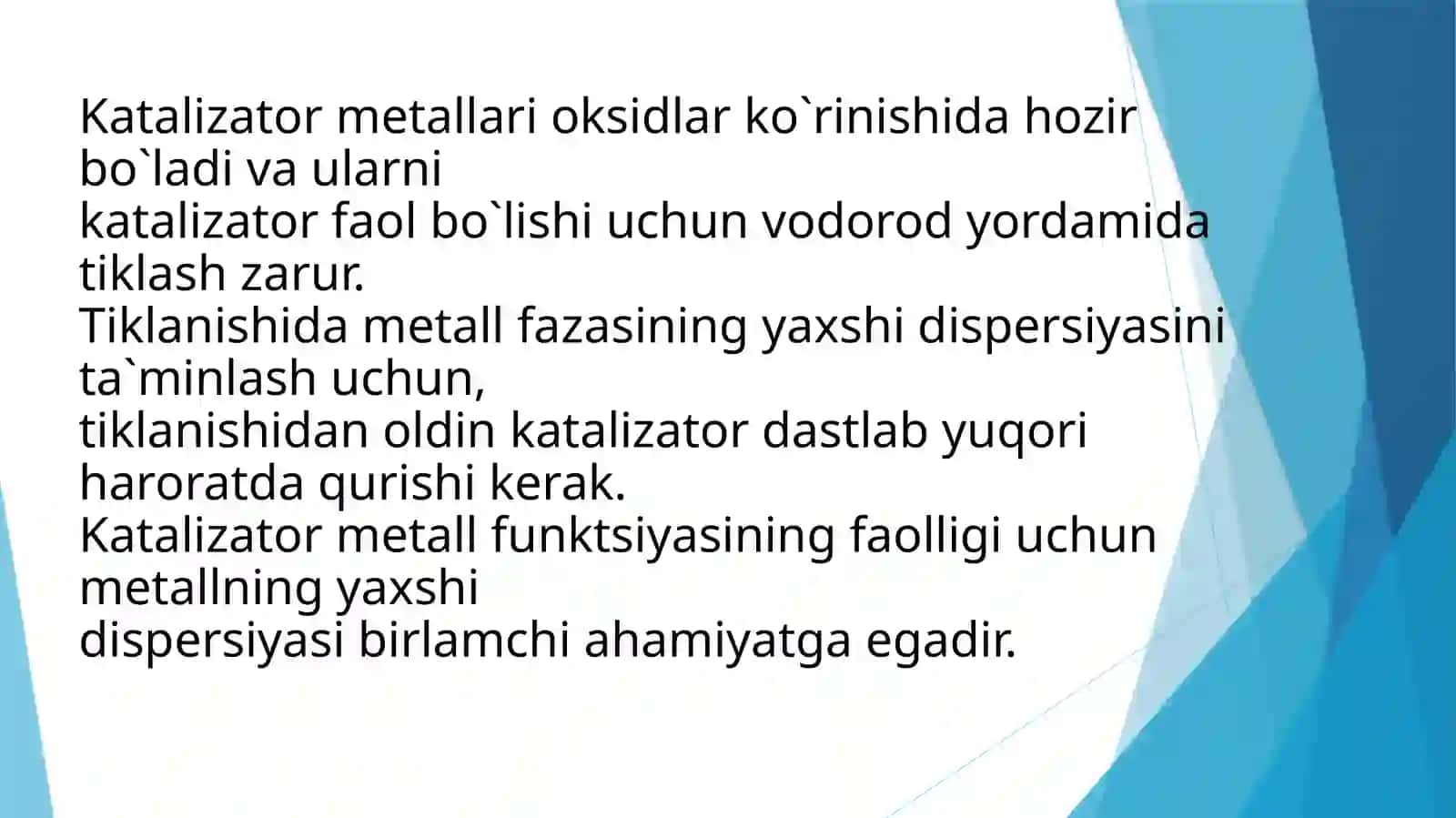 Riforming texnologiya yordamida aromatik uglevodorodlar ishlab chiqarish texnologiyasi 3