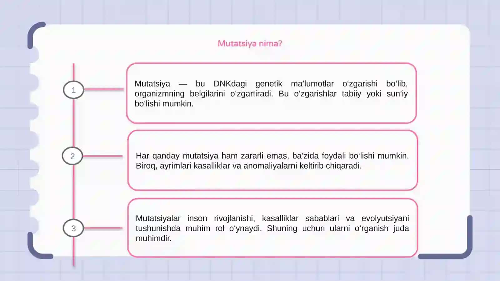 Mutatsiya zararlimi? 3