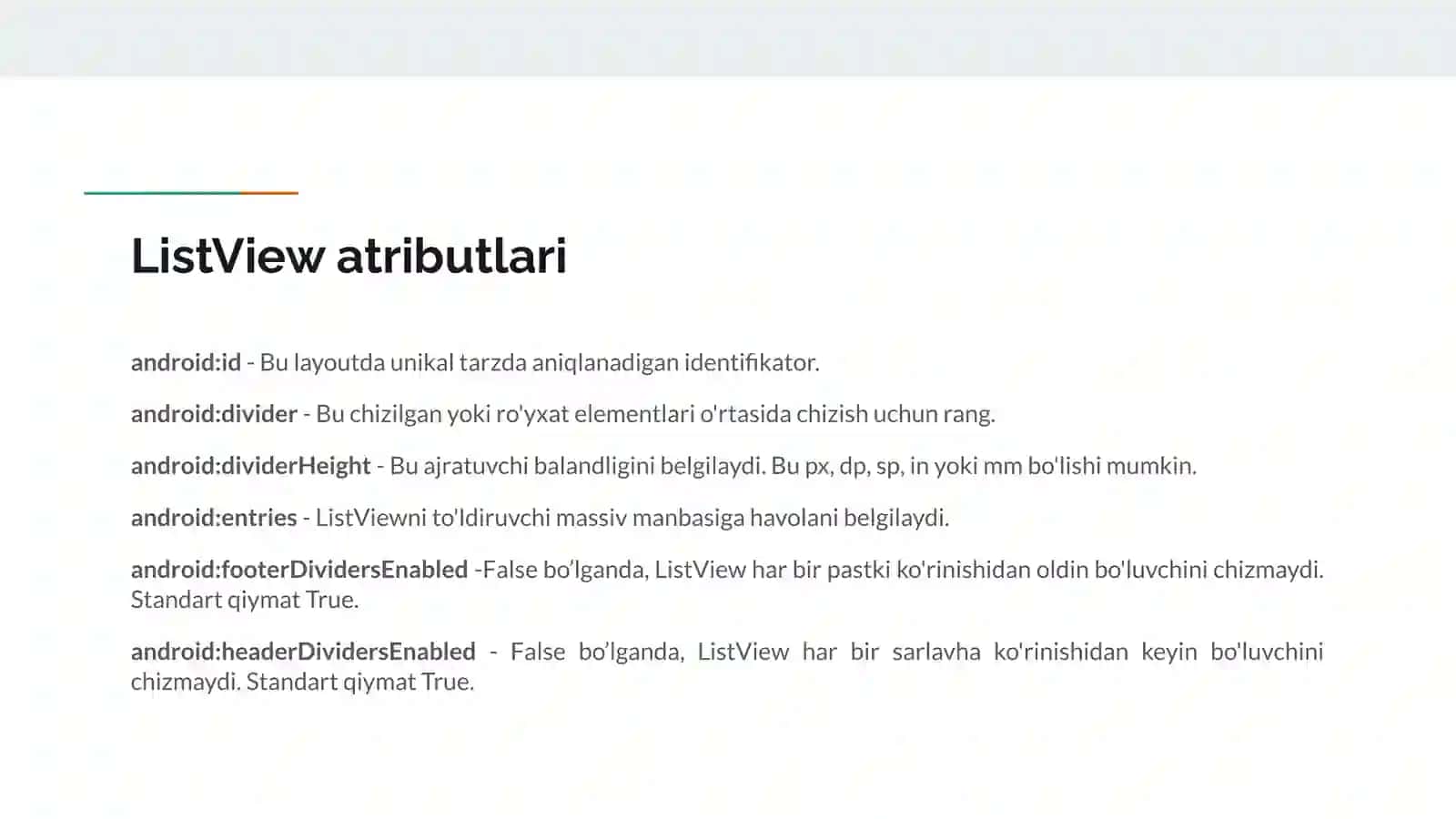 MOBIL ILOVALARNI ISHLAB CHIQISH 3