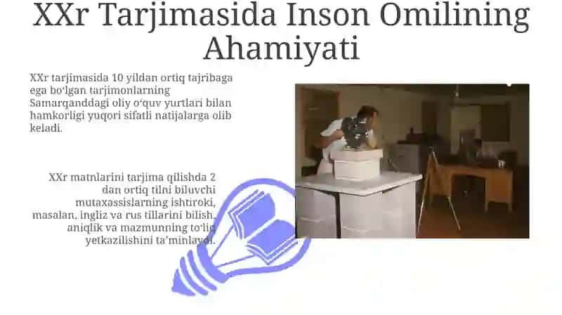XXR tarjimashunoslikning rivojlanish bosqichlari 3