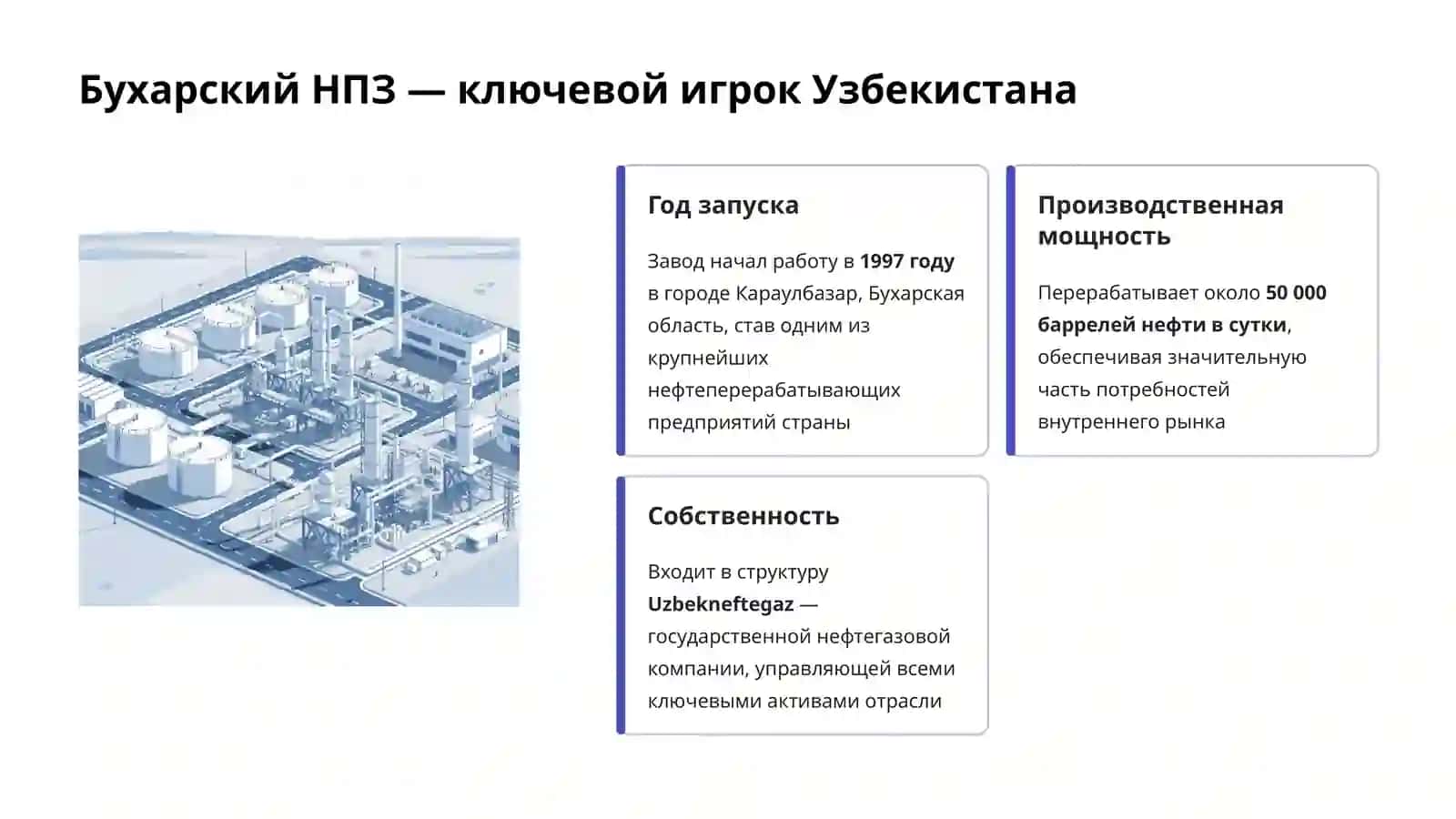 Бухарский нефтеперерабатывающий завод 3