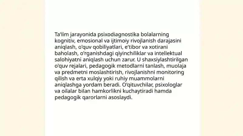 Bolalar psixologiyasi va psixodiagnostika fanining boshqa fanlar bilan aloqasi 3