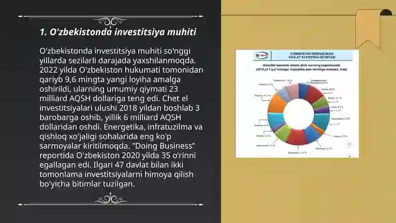 Ozbekistonda investitsiya holati tahlili 3
