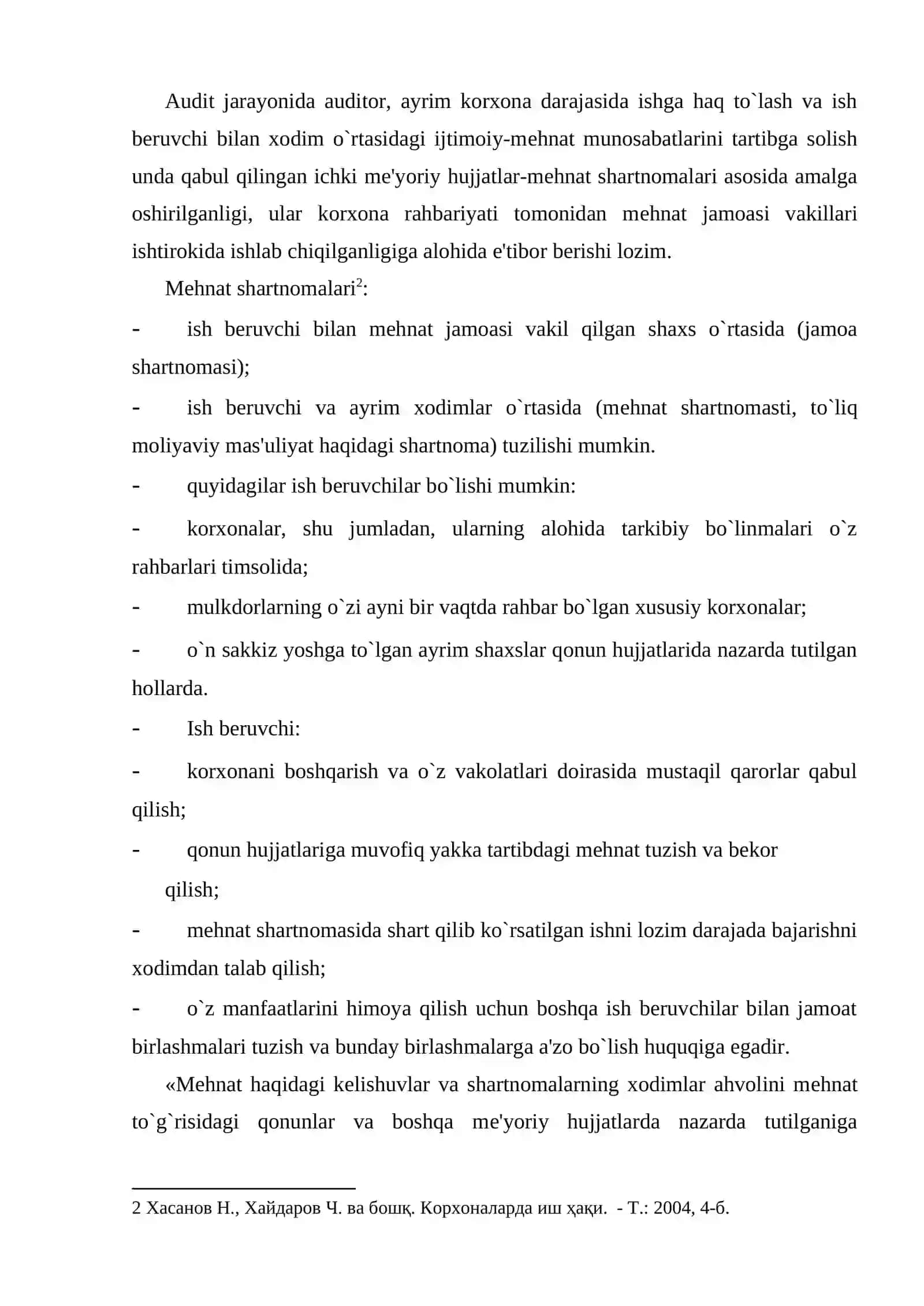 Xodimlar bilan mеhnatga haq to`lash bo`yicha va boshqa hisob-kitoblar auditi 3