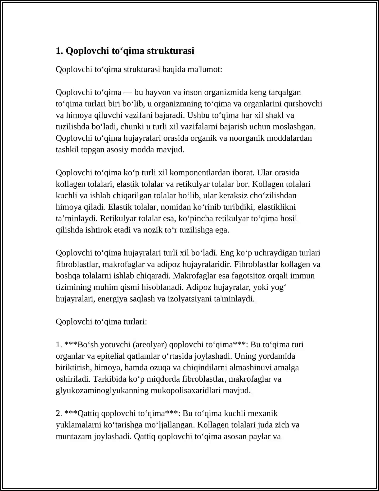 QOPLOVCHI TO‘QIMA 3